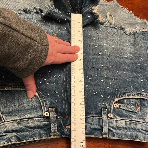 Zara sequin shorts women’s size 2 - Picture 8 of 11